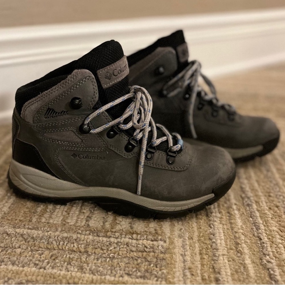 Grey Columbia Hiking Boots
